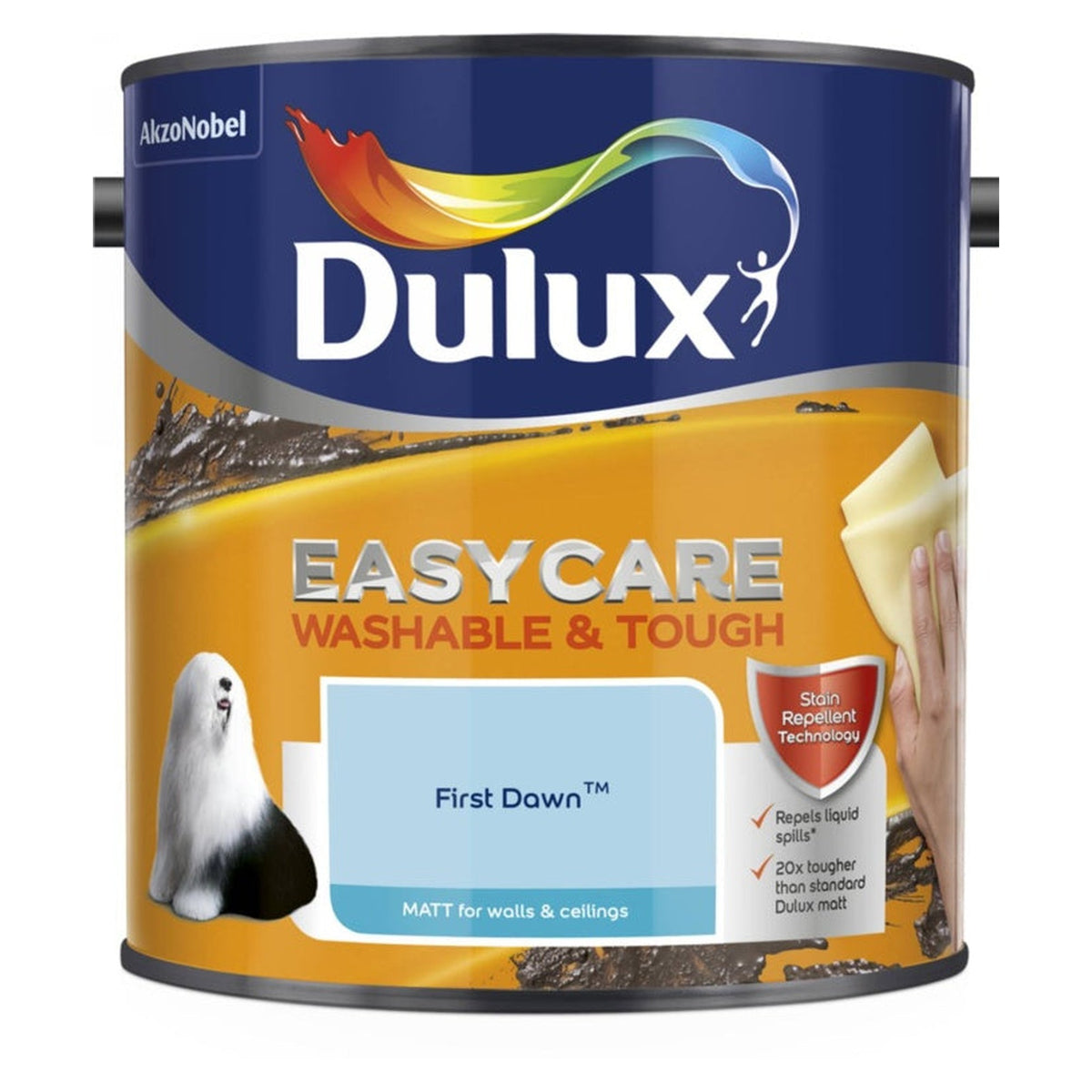 Dulux Easycare Matt 2.5L tin in First Dawn