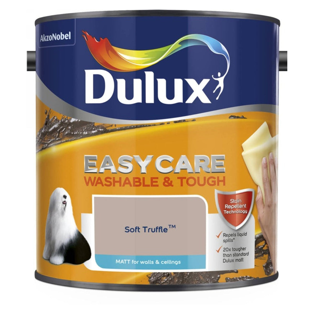 Dulux Easycare Matt 2.5L tin in Soft Truffle