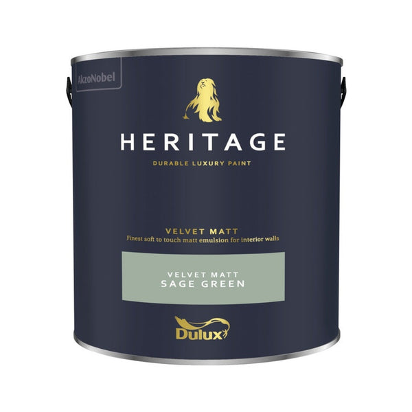 Dulux Heritage Matt 2.5L tin in Sage Green