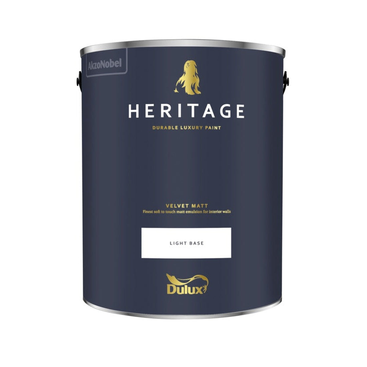 Dulux Heritage Matt 5L tin, Light base