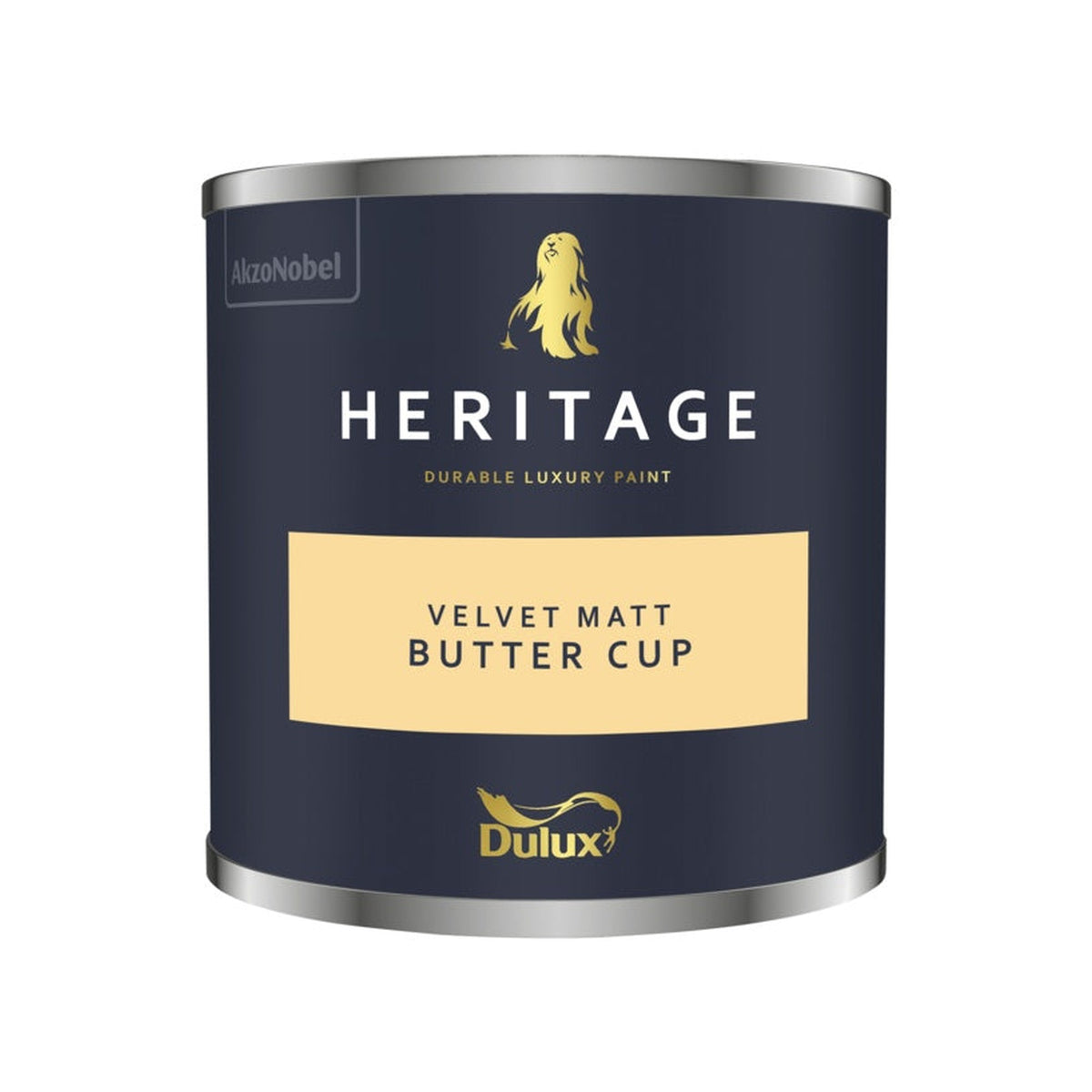 Dulux Heritage tester pot 125ml in Butter Cup