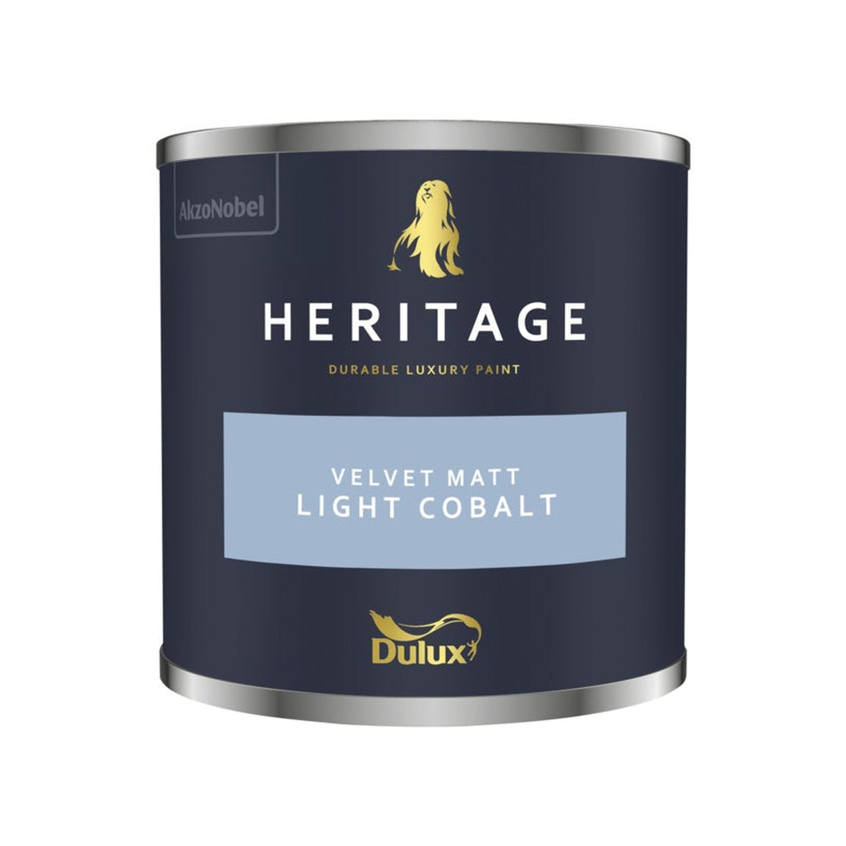 Dulux Heritage Matt 125ml tester pot in Light Cobalt