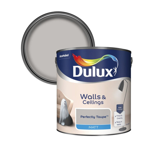 Dulux Matt emulsion 2.5L in Perfectly Taupe