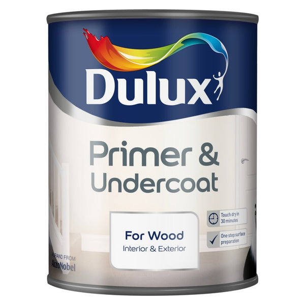 Dulux Primer & Undercoat for Wood 750ml