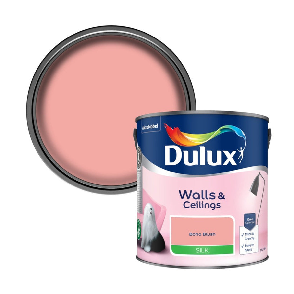 Dulux Silk 2.5L in Boho Blush