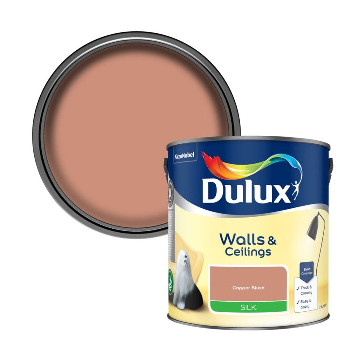 Dulux Silk 2.5L in Copper Blush