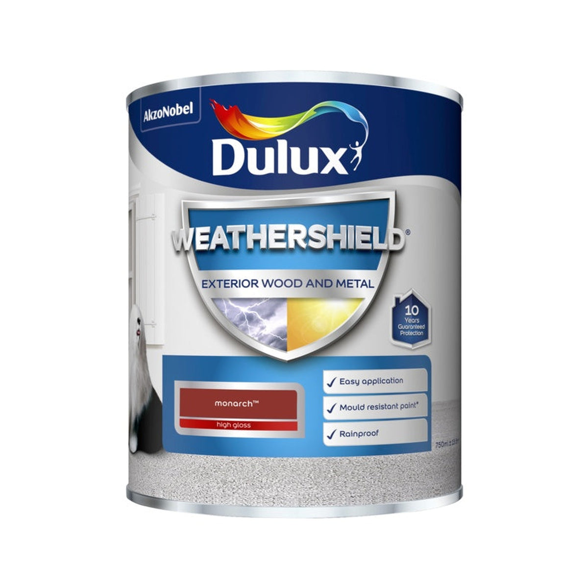 Dulux Weathershield Exterior Gloss 750ml in Monarch