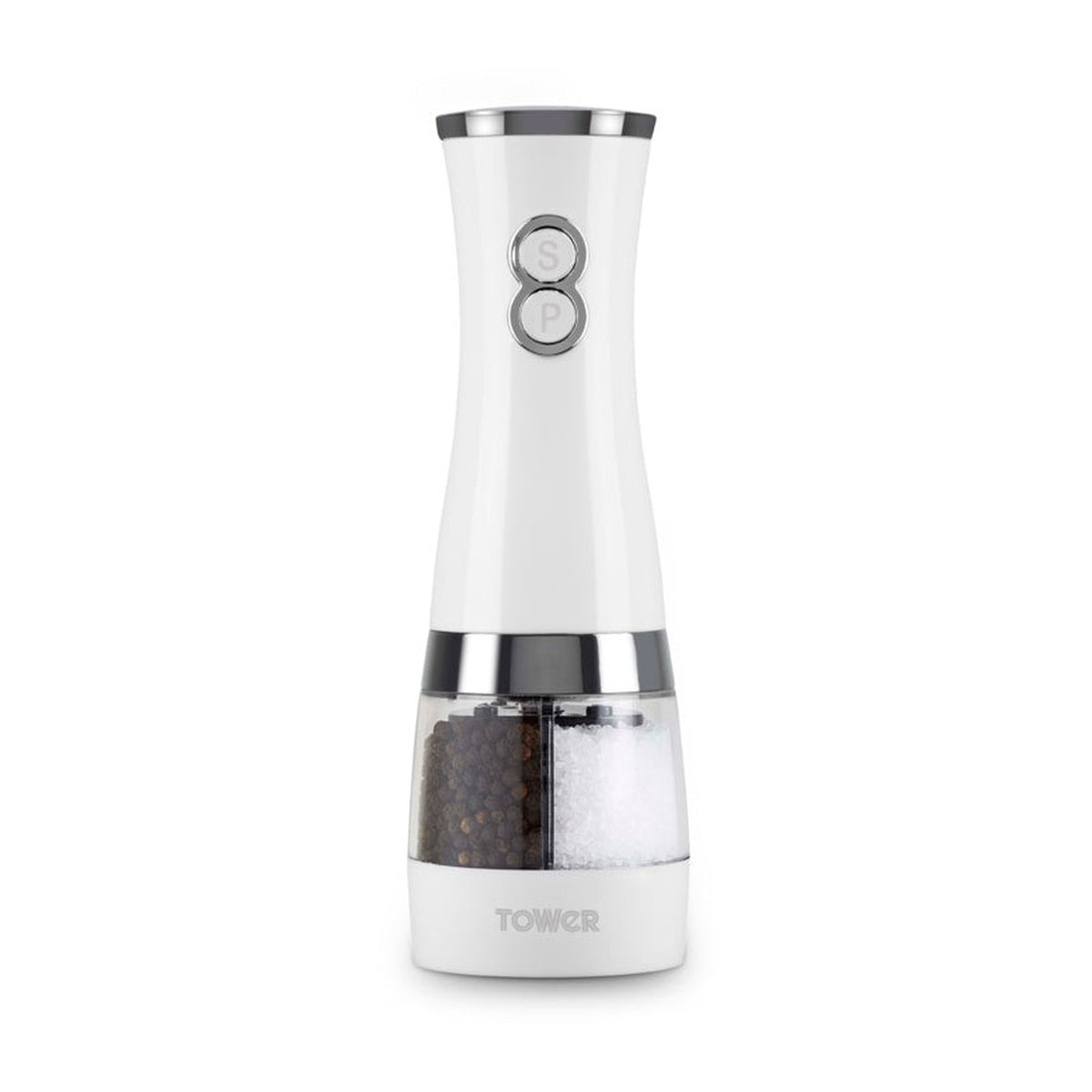 Duo Electric Salt/Pepper Mill - White