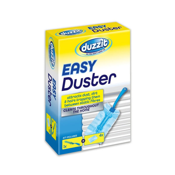Duzzit Easy Duster with handle and 4 duster heads