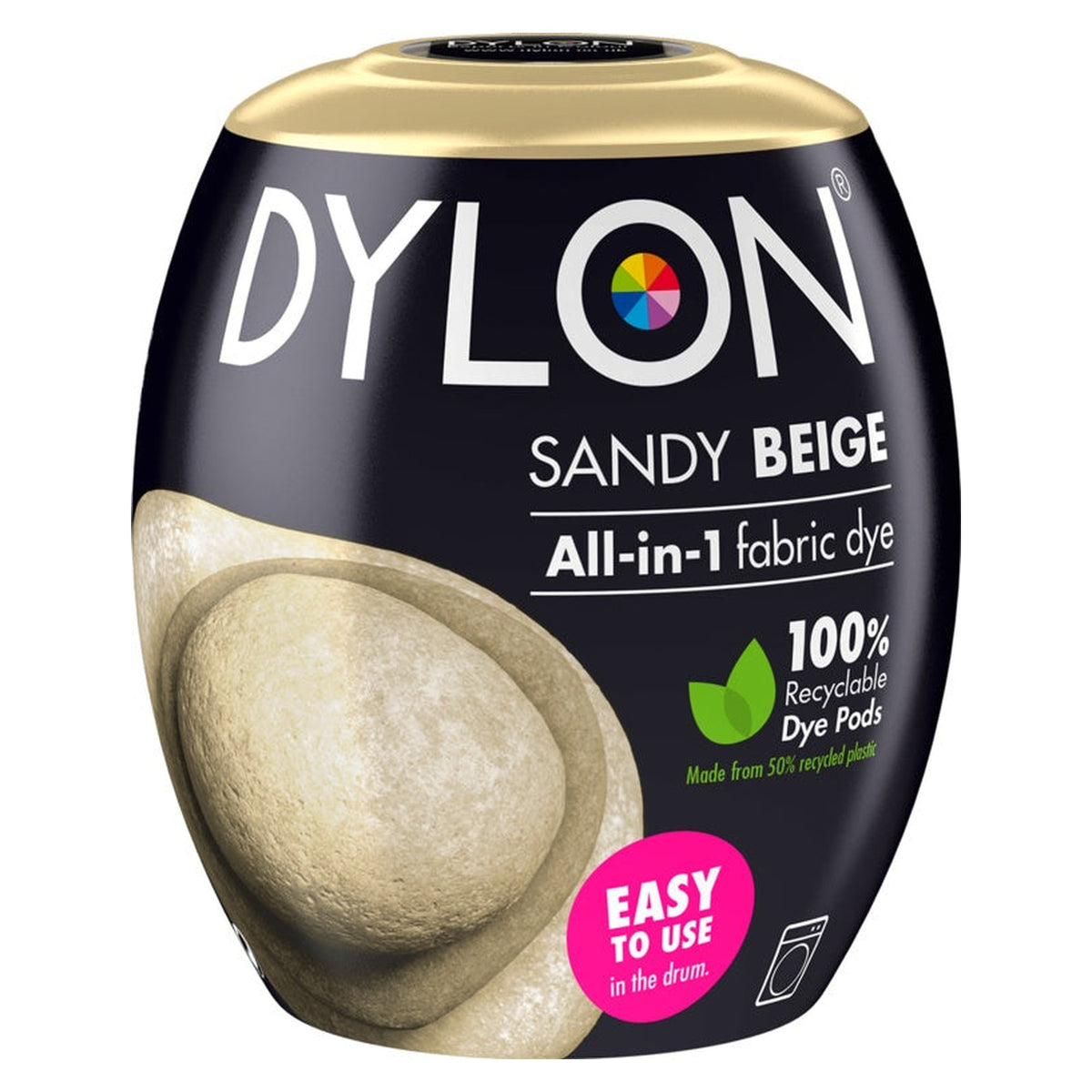 Dylon All-in-1 fabric dye pod in Sandy Beige