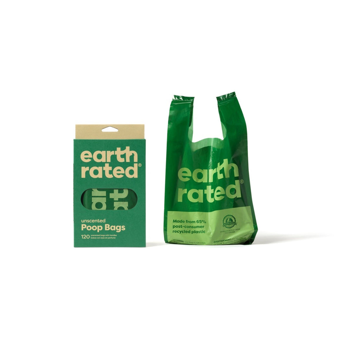 Earth Rated 120 easy tie handle poop bags, view 2