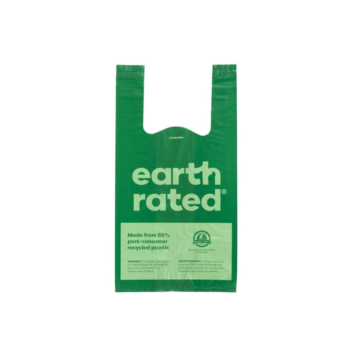 Earth Rated 120 lavender easy tie handle poop bags, view 6