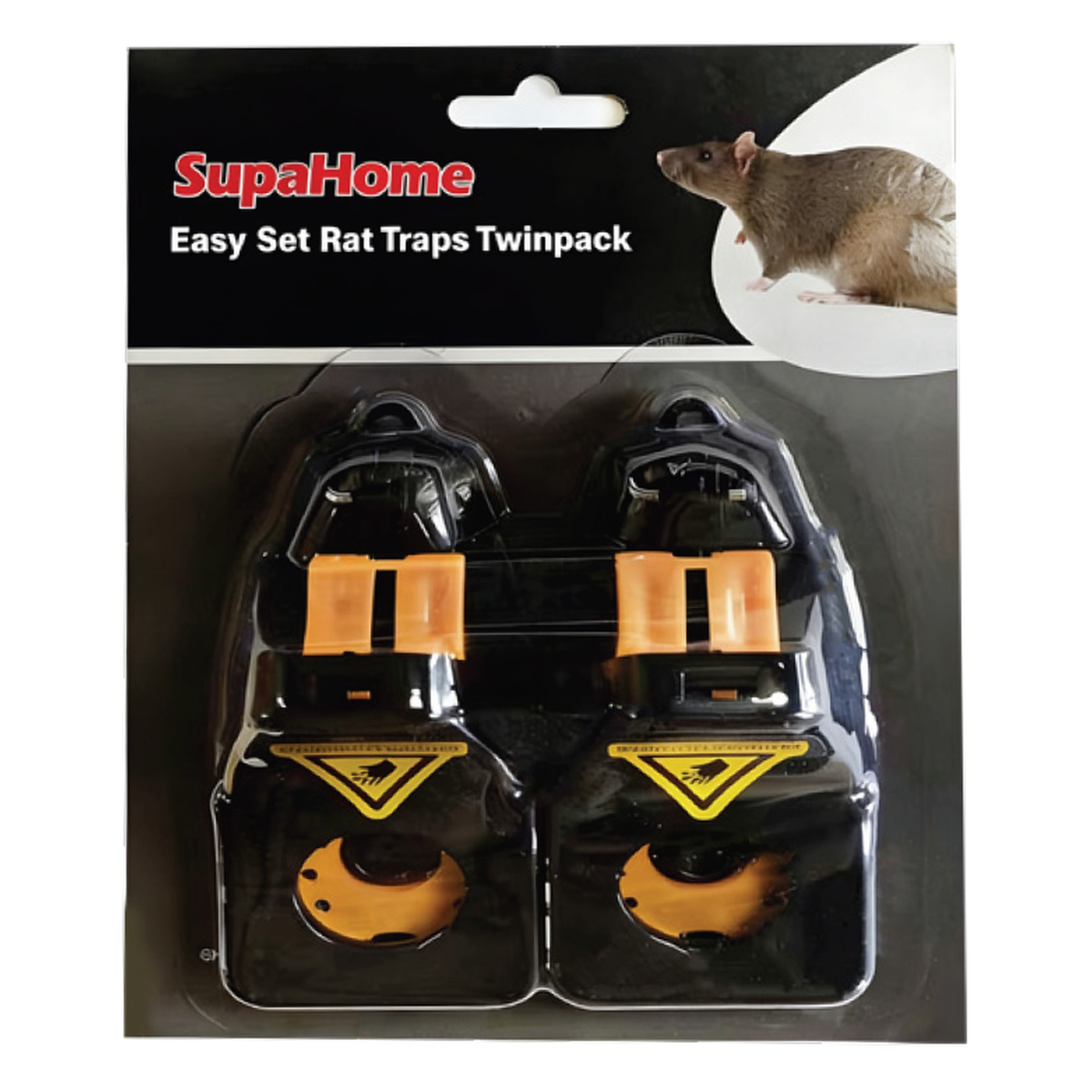 Easy Set Rat Trap - Twin Pack