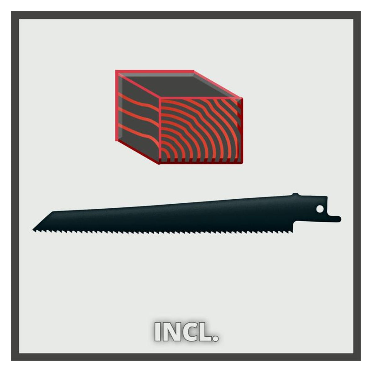 Einhell PXC 18V cordless reciprocating saw bare unit, view 6
