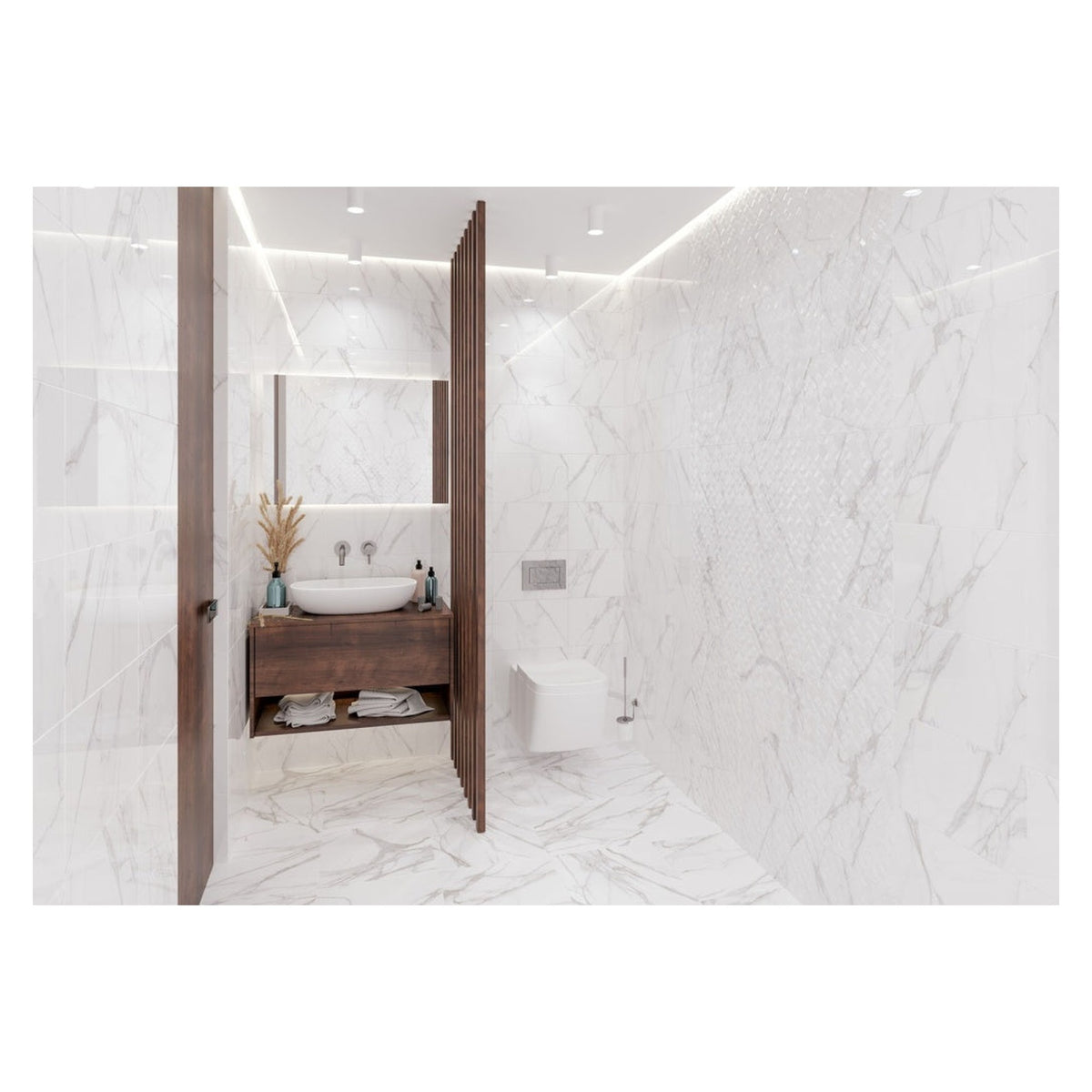 Elba Grey Ceramic Tile 250 x 400 x 6mm - 2m2, view 2