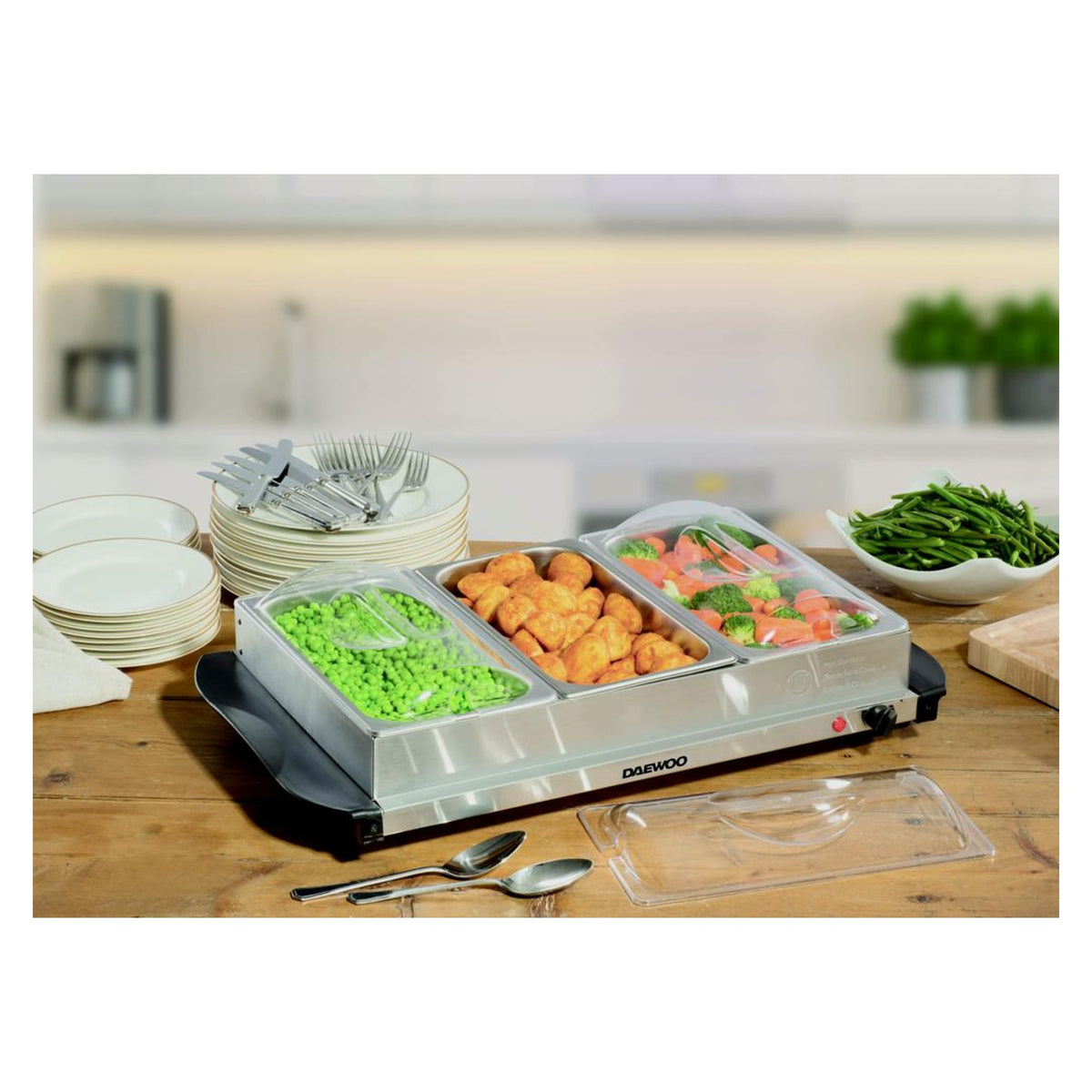 Electric Buffet Server - 3 x 1.5L, view 2