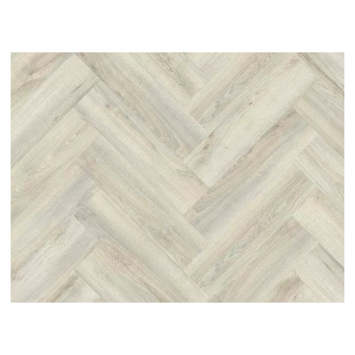 Elka Kentucky Oak beige herringbone vinyl flooring