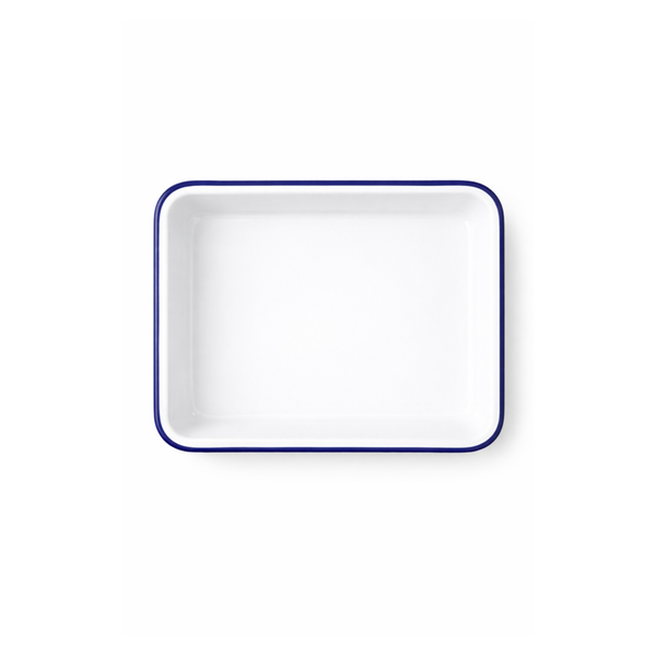 Enamel Baking Tray - 25 x 19 x 3cm
