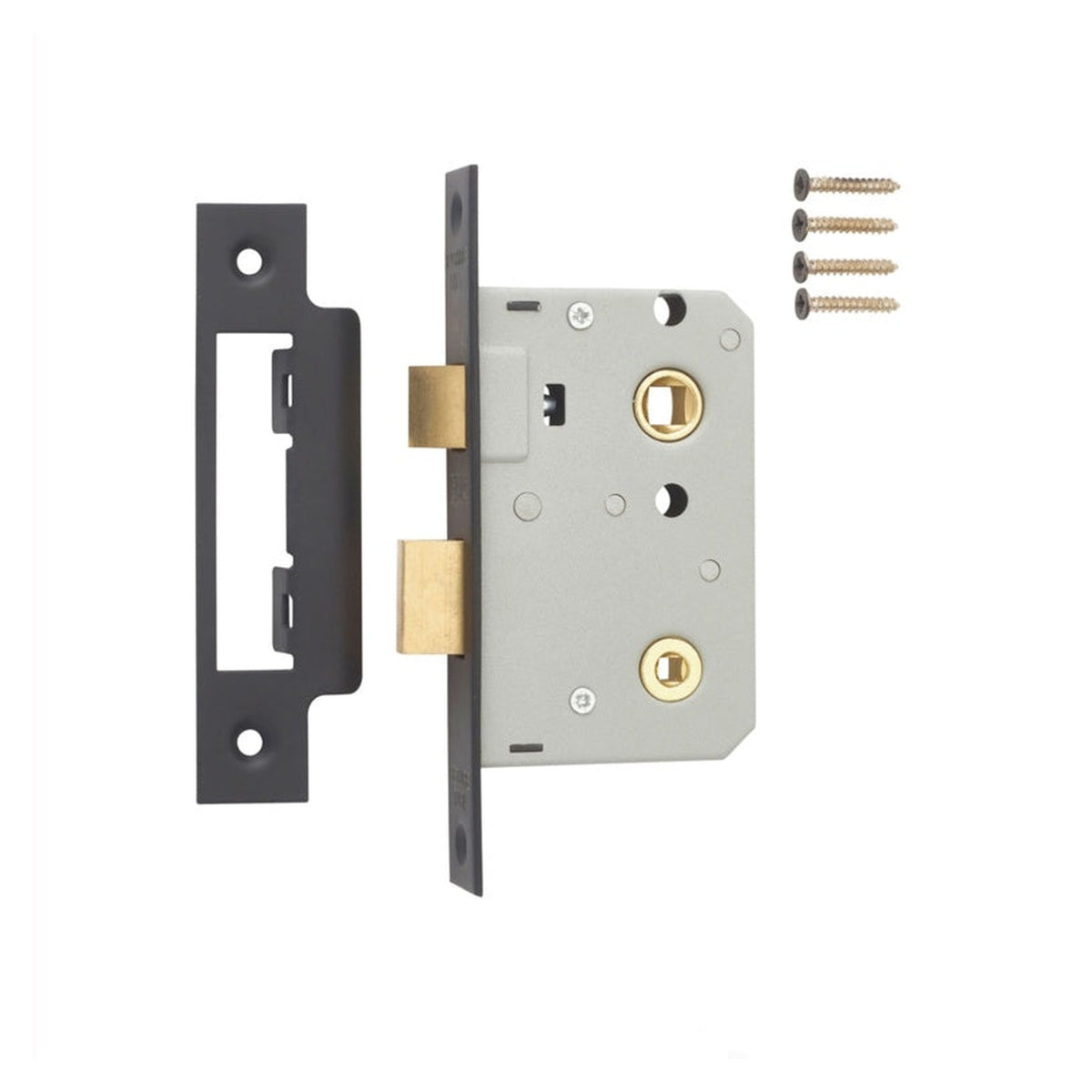 Era 64mm chrome effect bathroom door lock