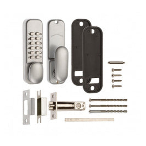 Era digital push button door lock chrome