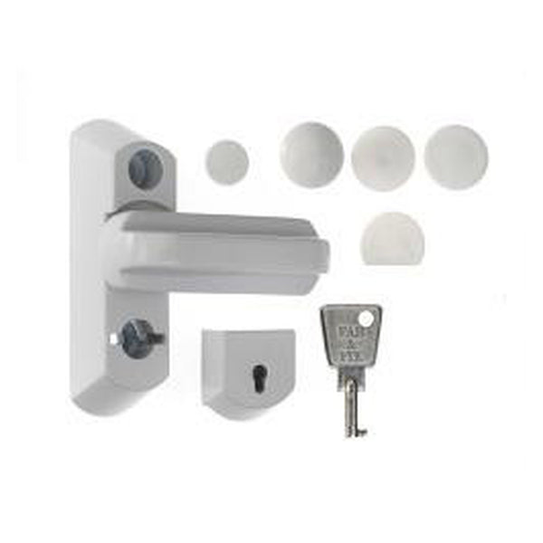 Era white sash jammer for PVCU windows
