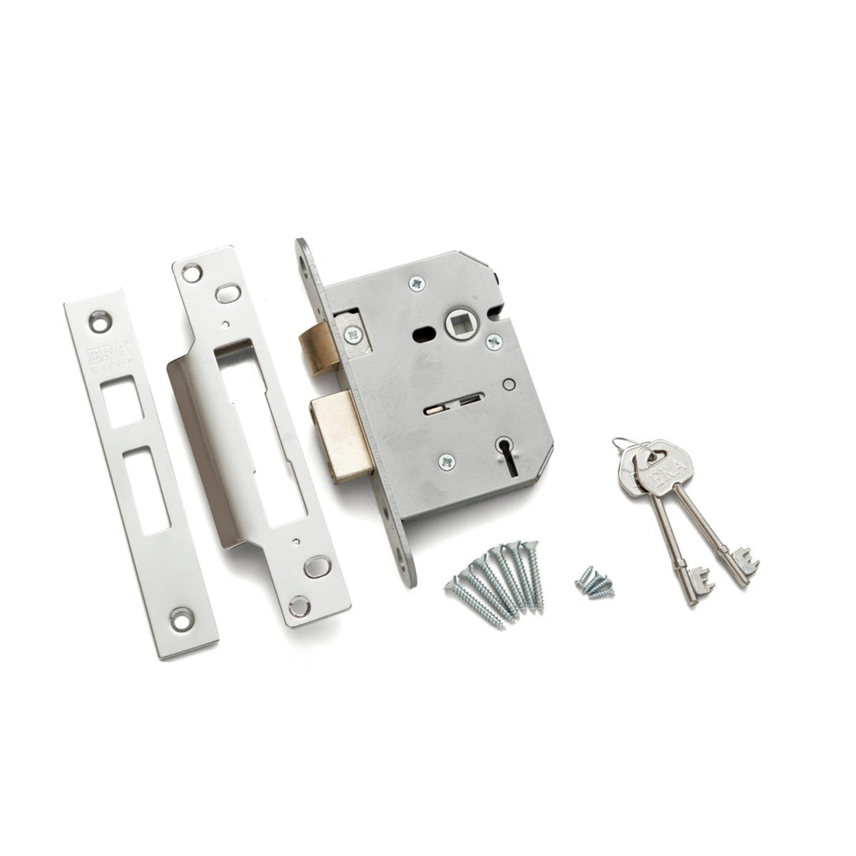 Era Viscount chrome 5 lever mortice sashlock 76mm
