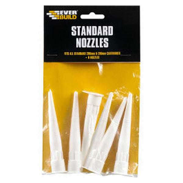 Everbuild standard cartridge nozzles, pack of 6