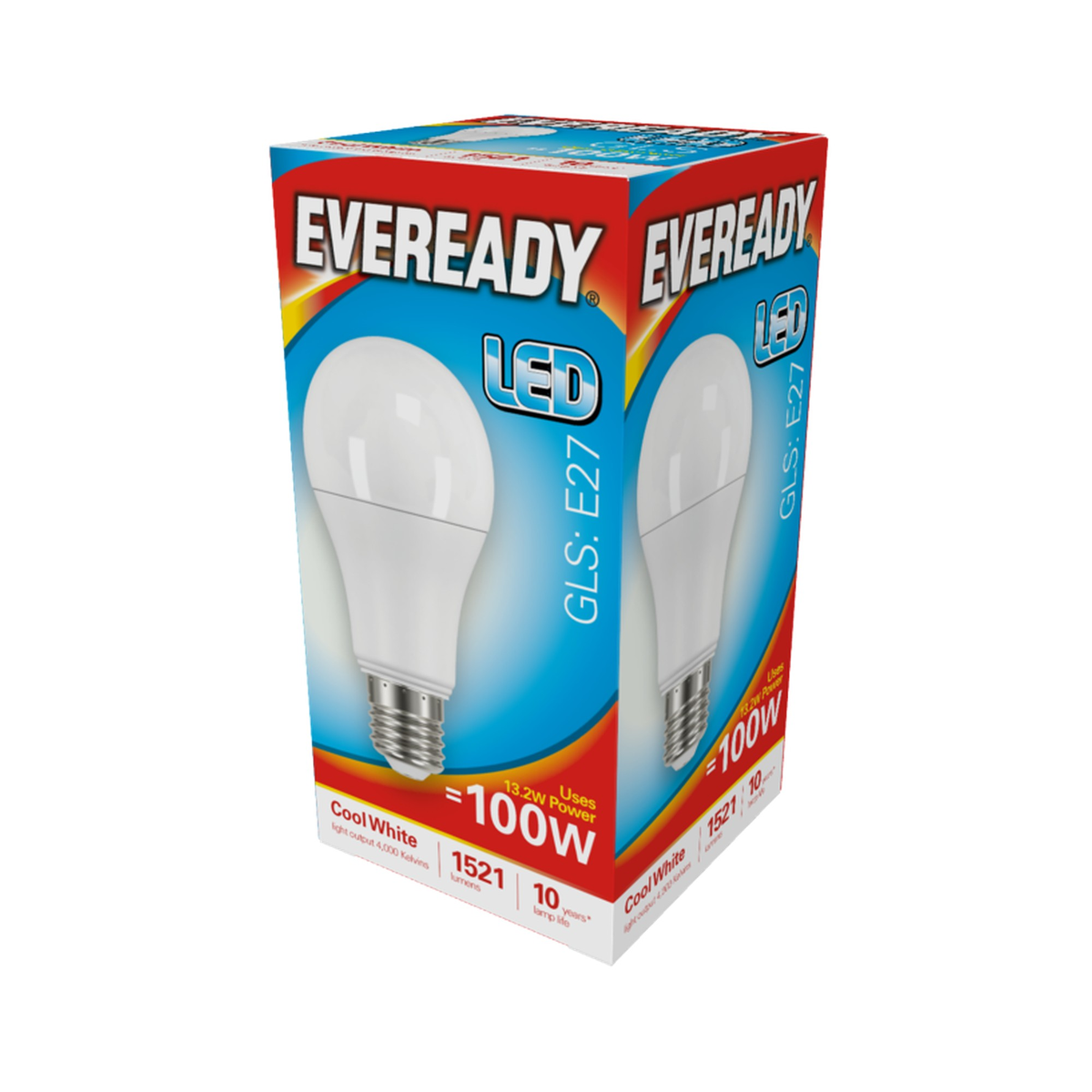Eveready LED GLS bulb, E27, 1560 lumens, cool white