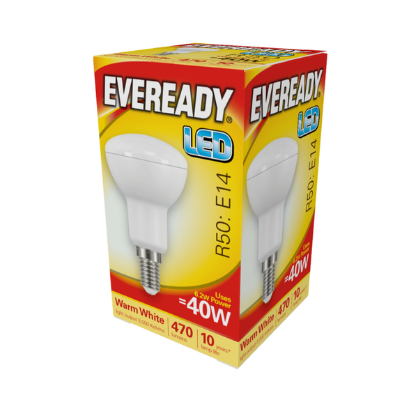 Eveready LED R50 E14 warm white reflector lamp