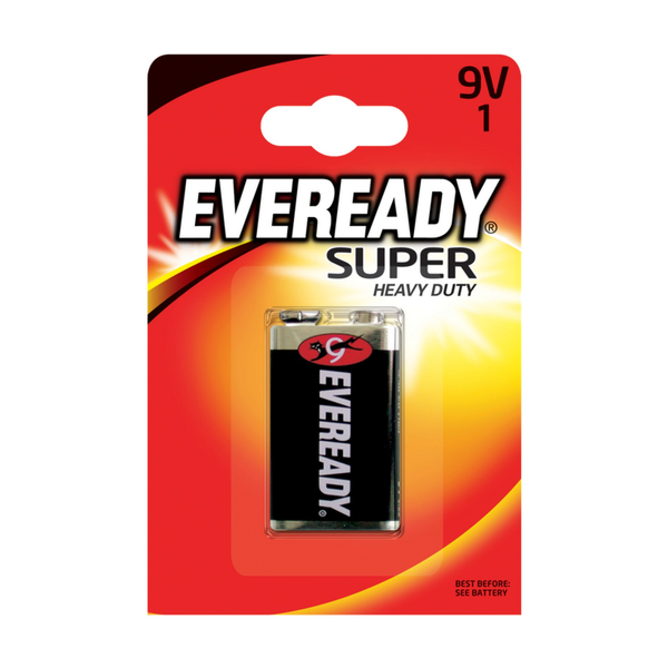 Eveready Super Heavy Duty 9V battery
