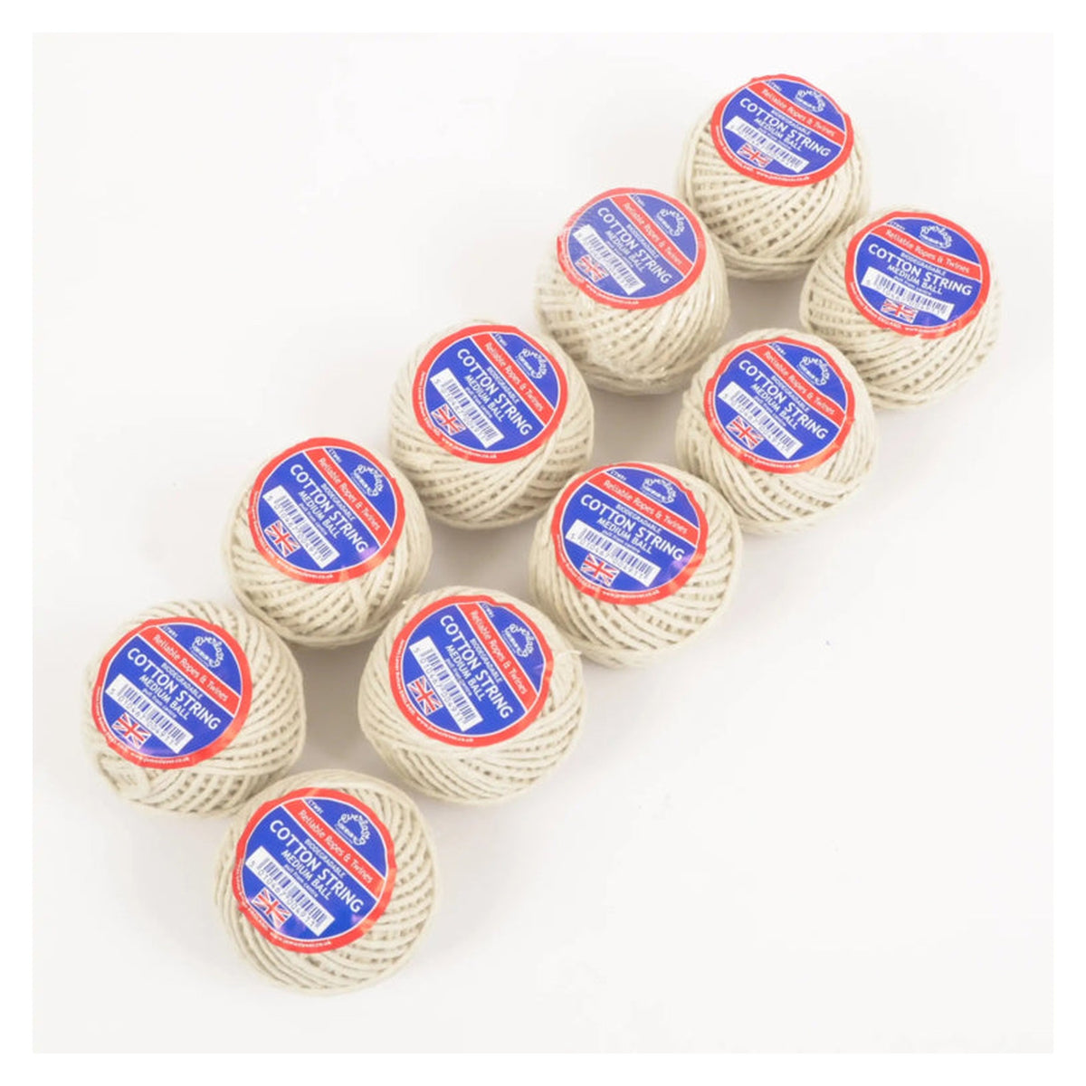 Everlasto medium ball of natural cotton string, view 2