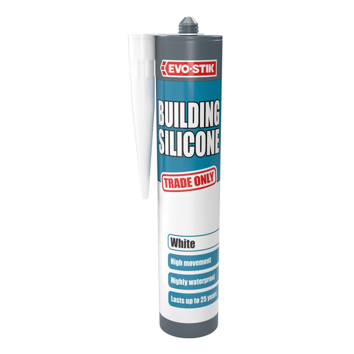 Evo-Stik Building Silicone white sealant