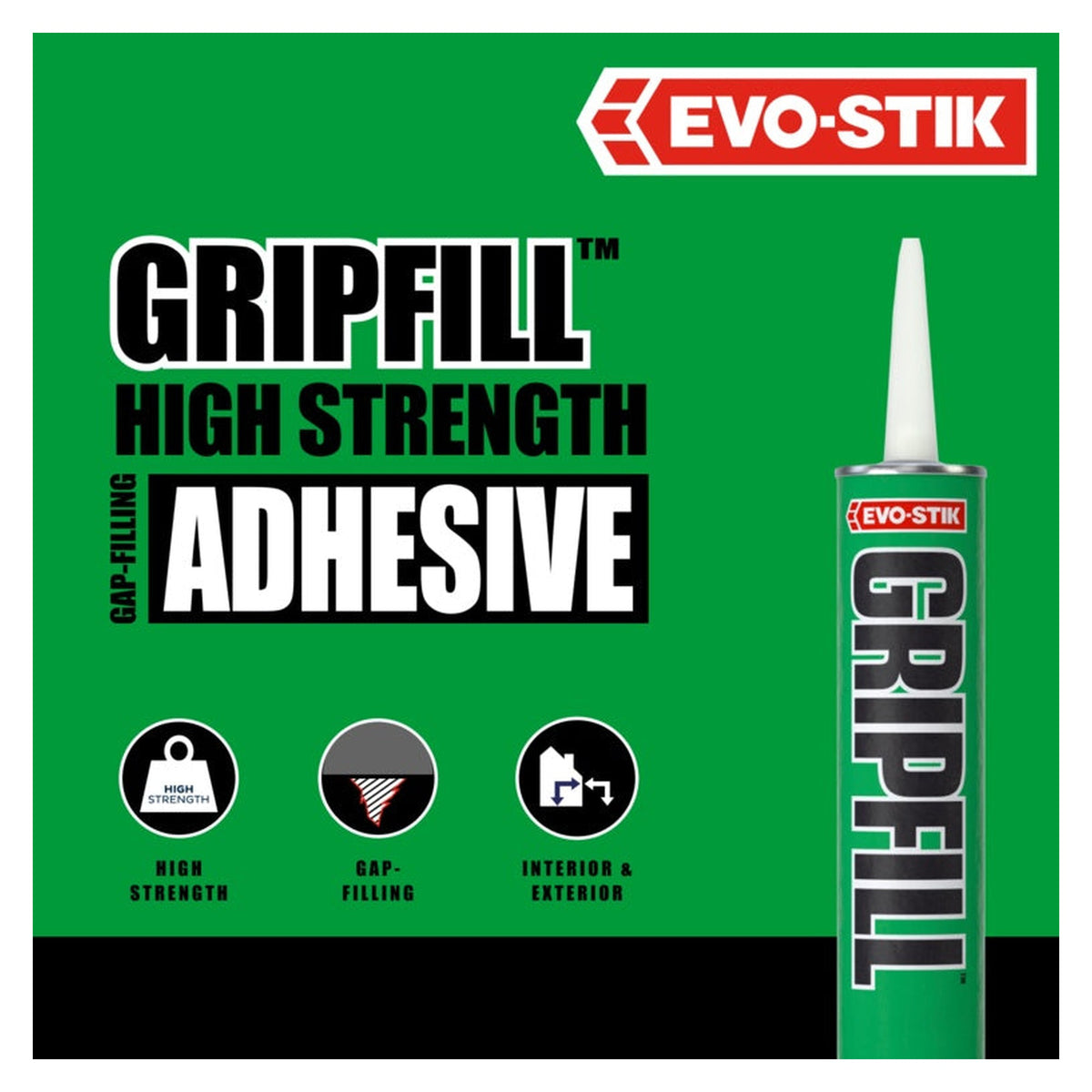 Evo-Stik Gripfill 350ml cartridge, view 5