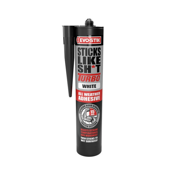 Evo-Stik Sticks Like Sh*t Turbo white adhesive 290ml