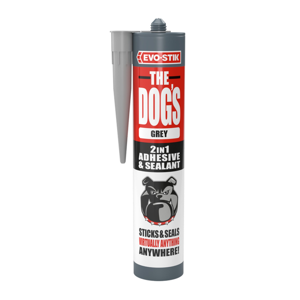 Evo-Stik The Dog's 2 in 1 adhesive and sealant grey 290ml