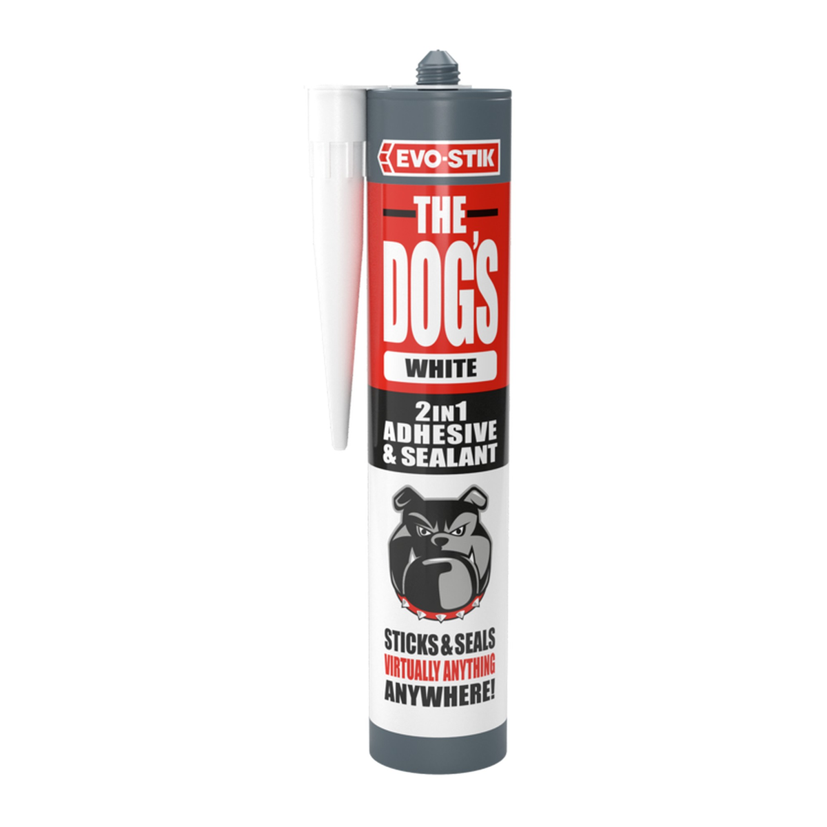 Evo-Stik The Dog's 2 in 1 adhesive and sealant white 290ml