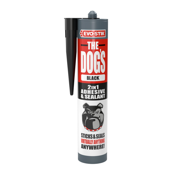 Evo-Stik The Dog's 2 in 1 adhesive and sealant in black 290ml