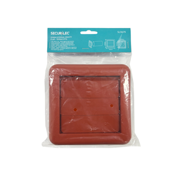 Externa Gravity Flap Terracotta 100mm - 4"