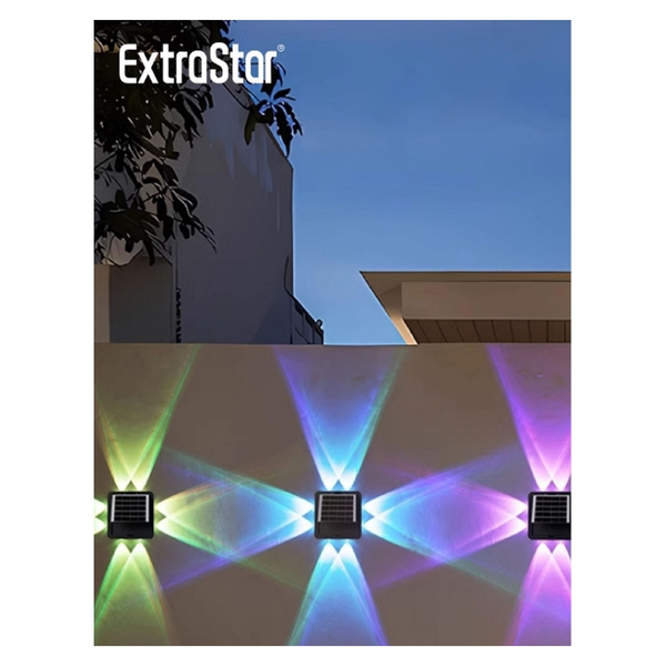 Extrastar LED solar up and down wall lamp