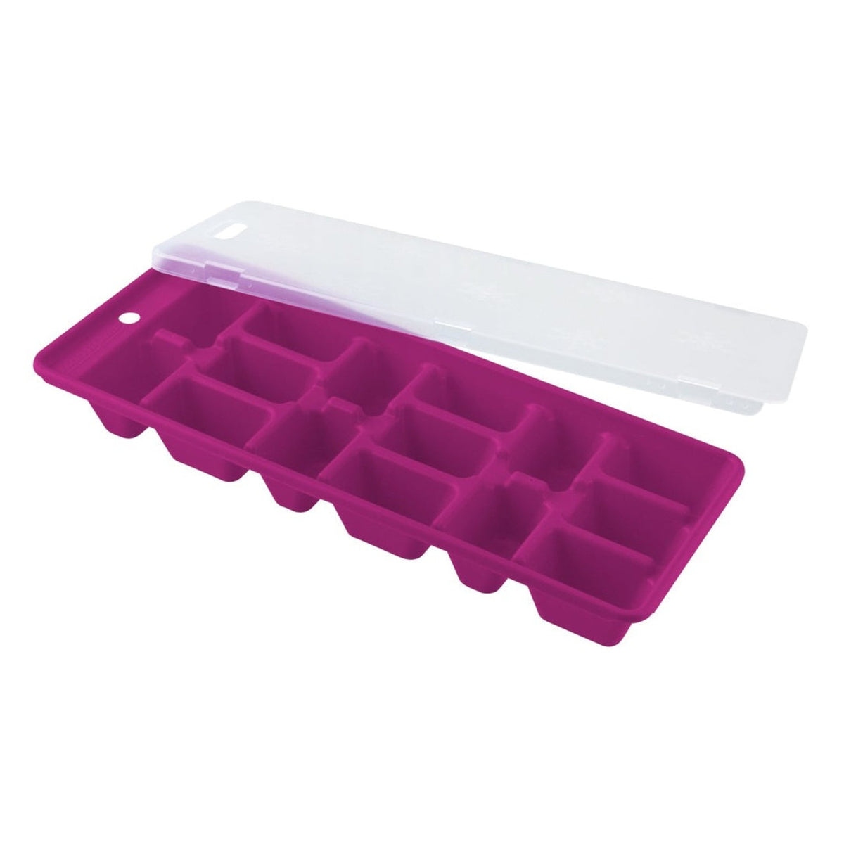 Fackelmann ice cube tray with cover, makes 15 cubes, view 3