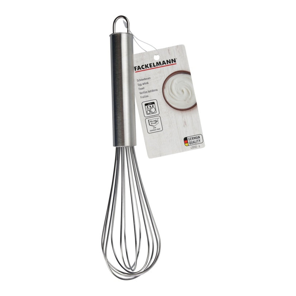Fackelmann stainless steel straight whisk, view 2