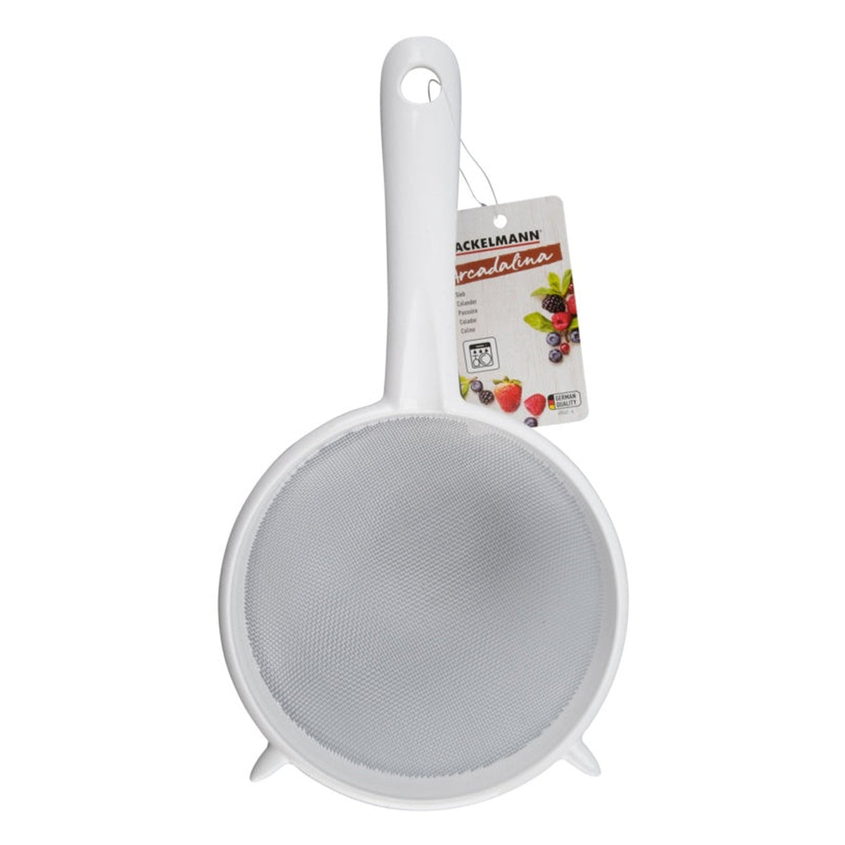 Fackelmann white plastic sieve, view 2