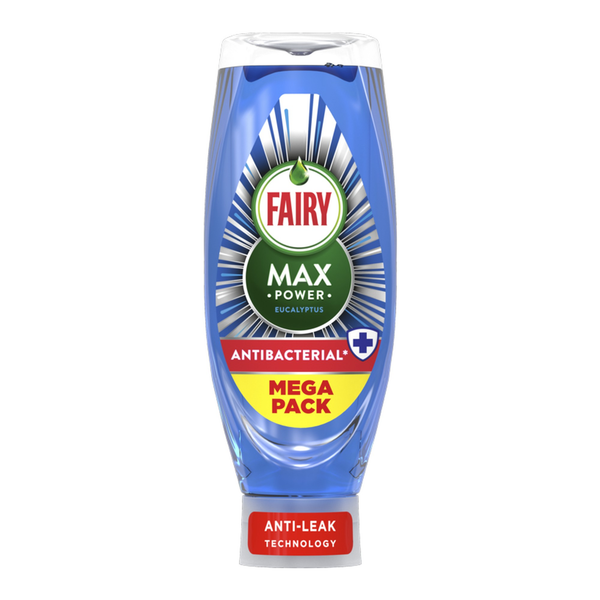 Fairy Max Power Anti-Bac Eucalyptus washing up liquid 730ml