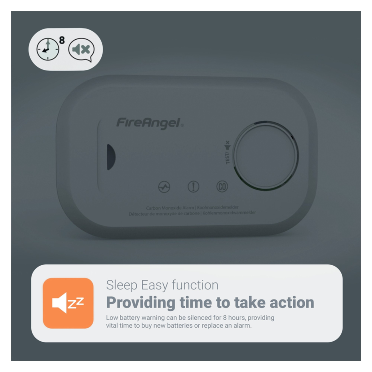 Fire Angel carbon monoxide alarm, view 13