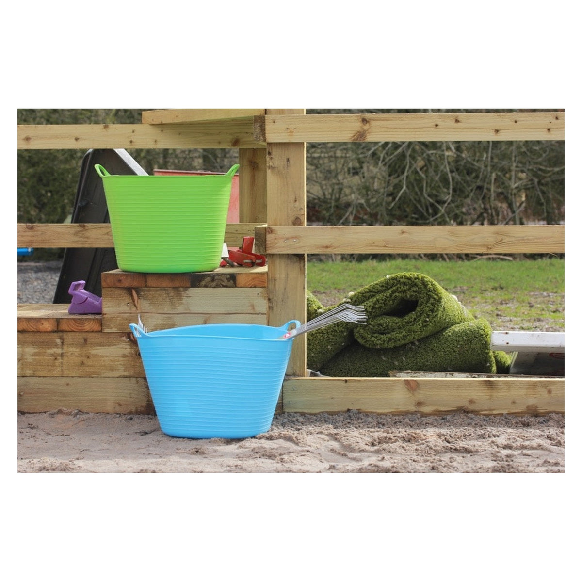 Flexible Large Tub 38L - Red, view 4