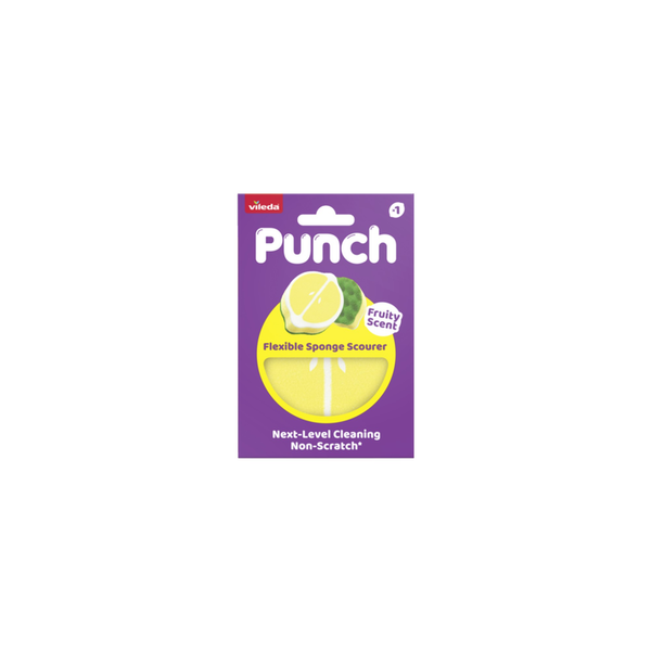 Flexible Sponge Scourer Lemon