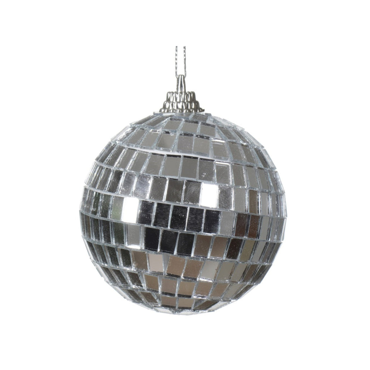 Foam Bauble Silver - 6cm