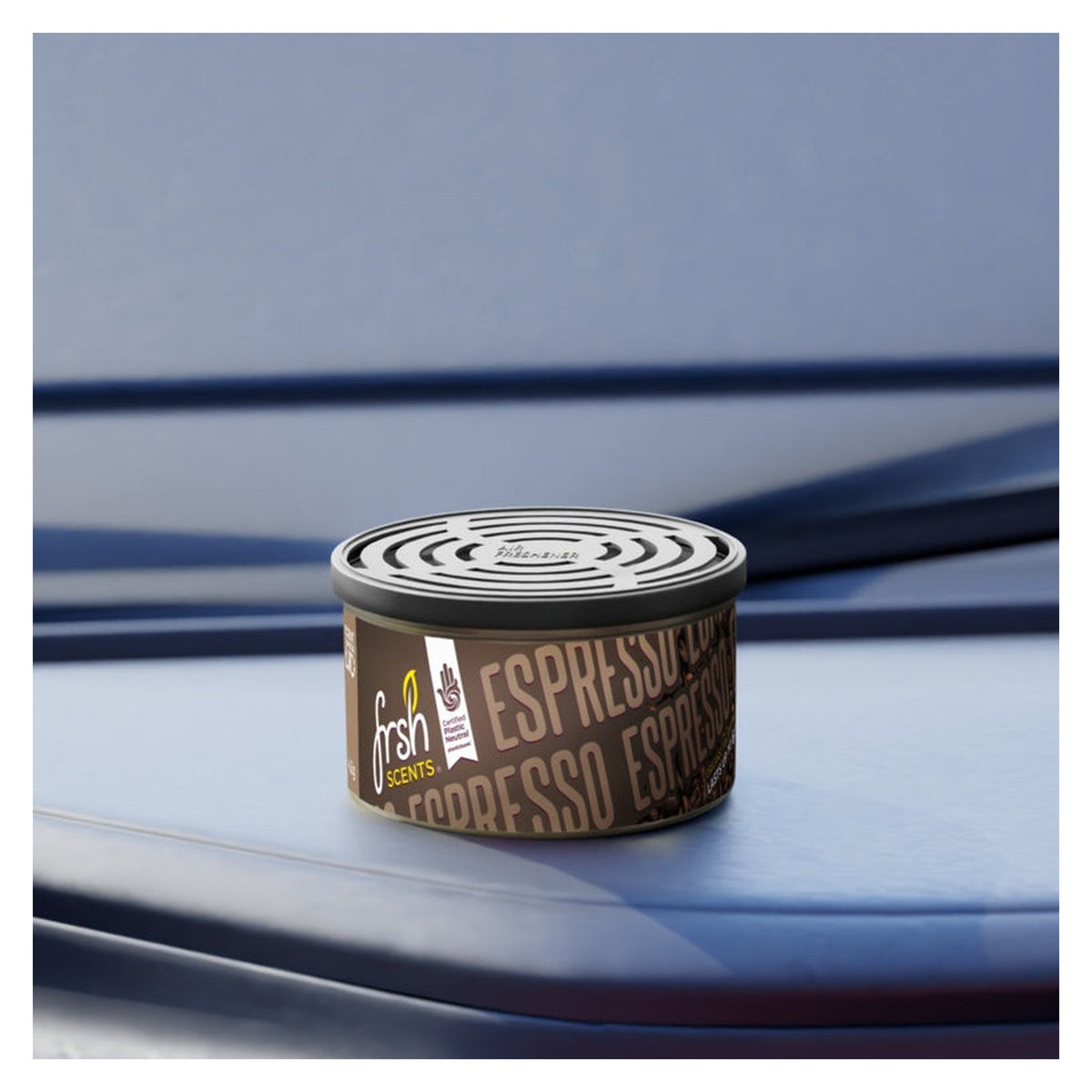 Fresh Tin Air Freshener Carded - Espresso, view 6