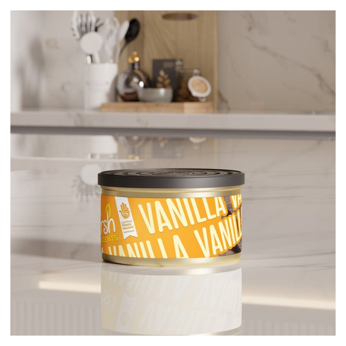 Fresh Tin Air Freshener Carded - Vanilla, view 3
