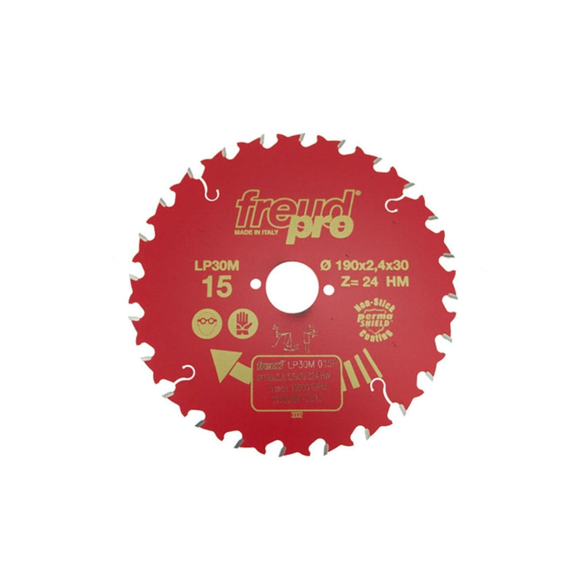 Freud 190mm 24 tooth general purpose TCT saw blade